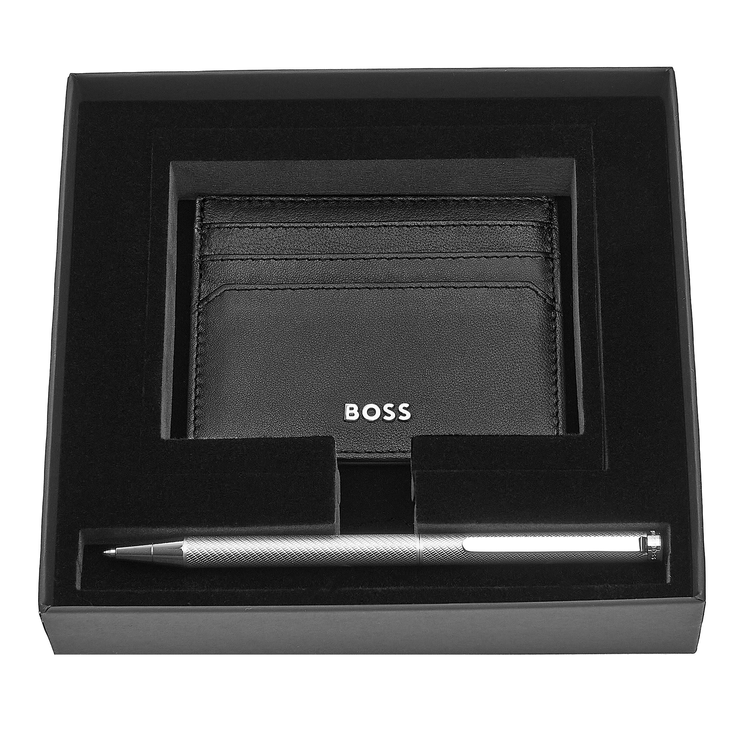 Set Hugo Boss (Ballpoint Pen & Card Holder)