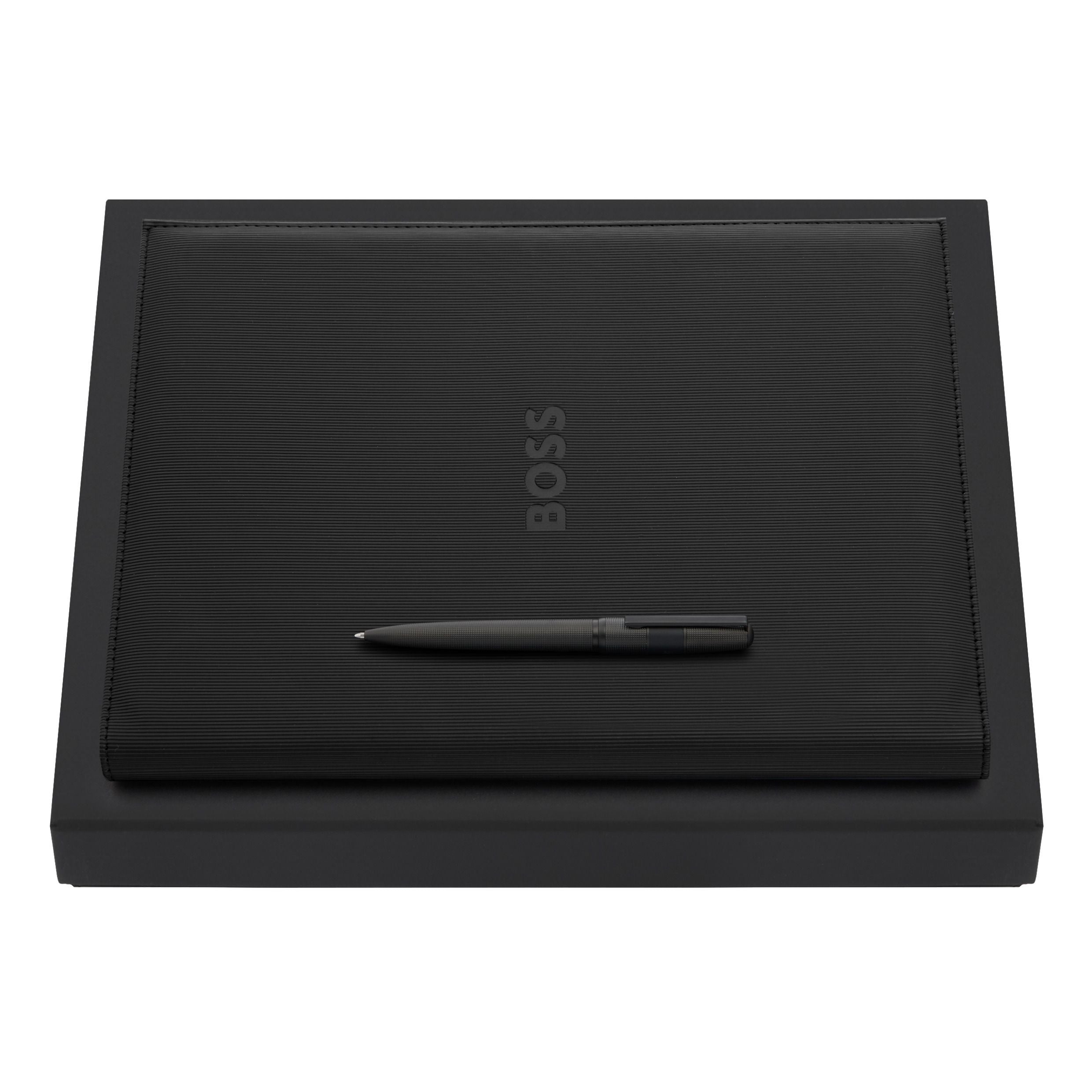 Set Hugo Boss Black (Ballpoint Pen & Folder A4)