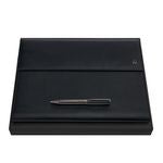 Set Hugo Boss Black & Gun (Ballpoint Pen & Folder A4)