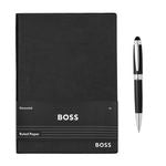 Set Hugo Boss Black (Ballpoint Pen & Note Pad A5)