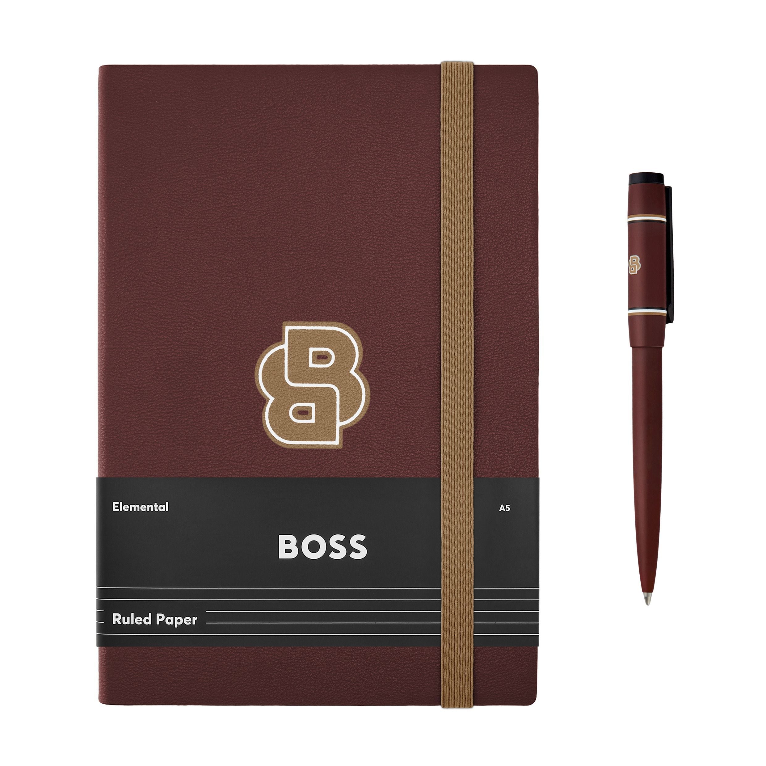 Set Hugo Boss Black (Ballpoint Pen & Note Pad A5)