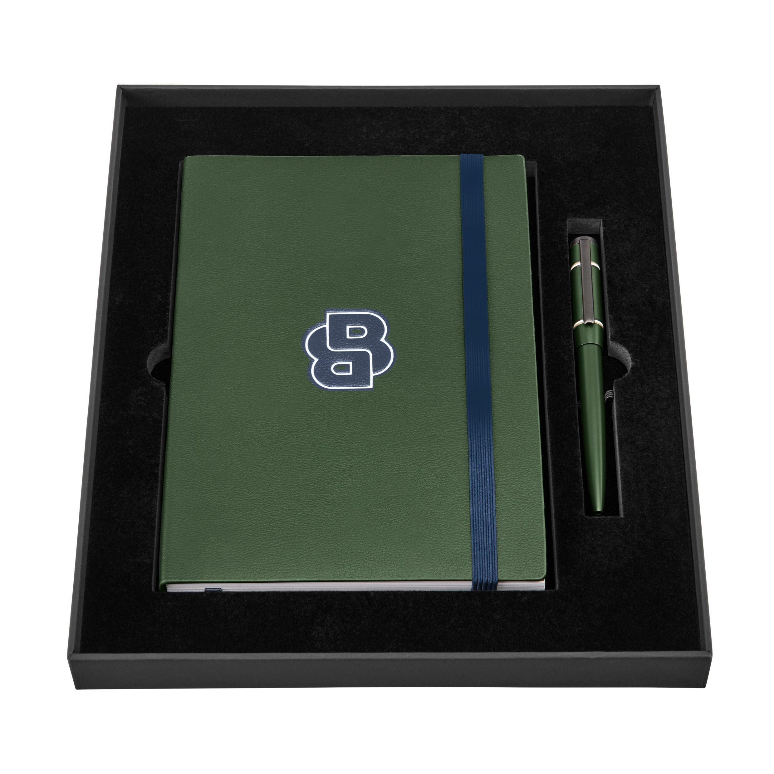 Set Hugo Boss Black (Ballpoint Pen & Note Pad A5)