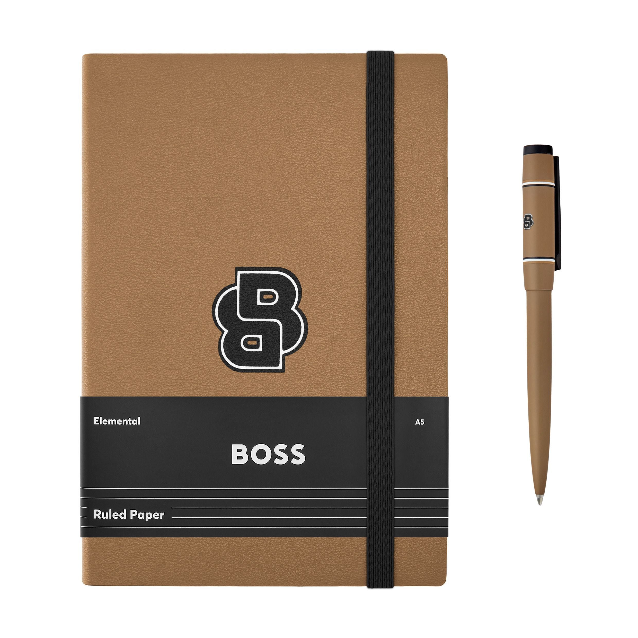 Set Hugo Boss Black (Ballpoint Pen & Note Pad A5)