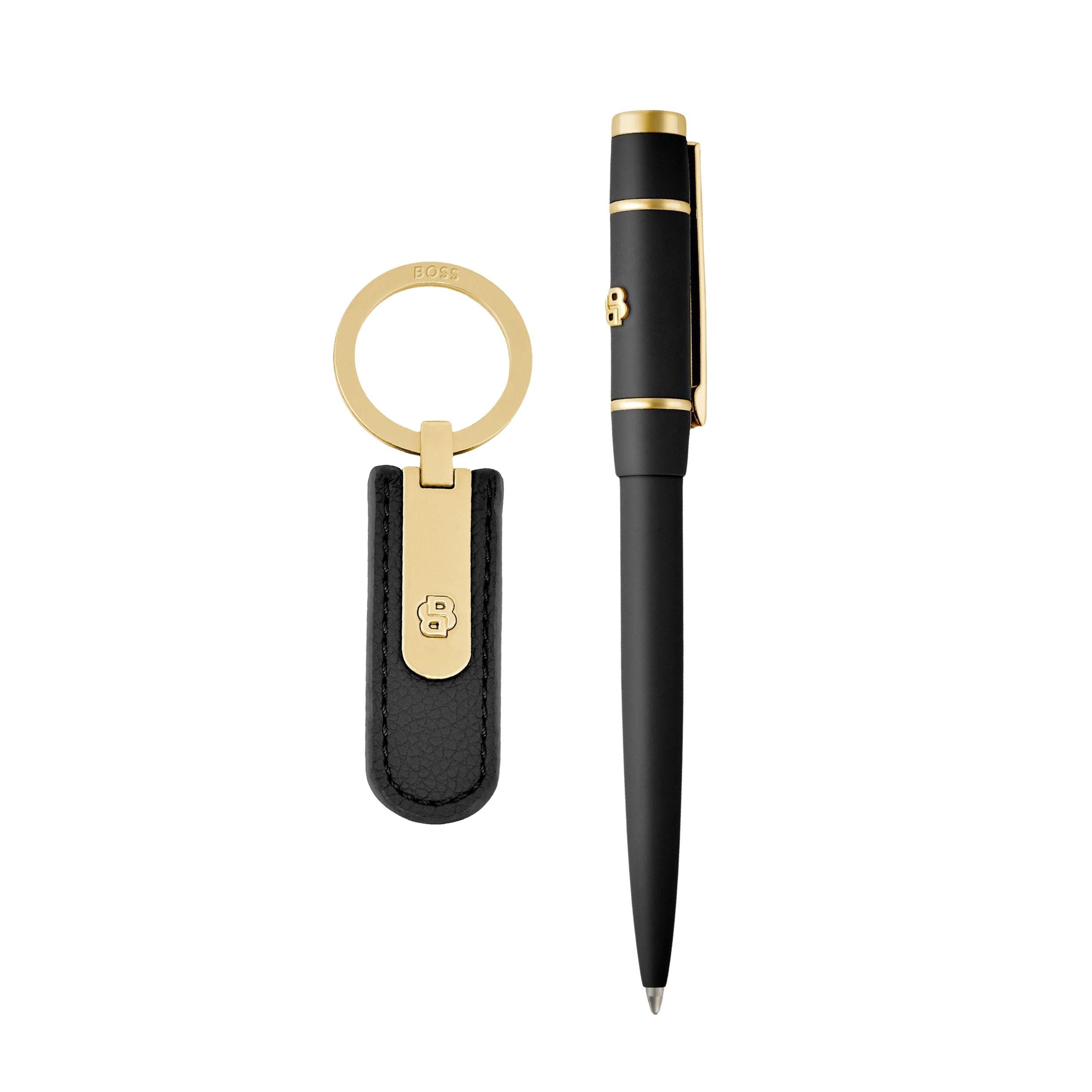Set Hugo Boss Black (Ballpoint Pen & Key Ring)