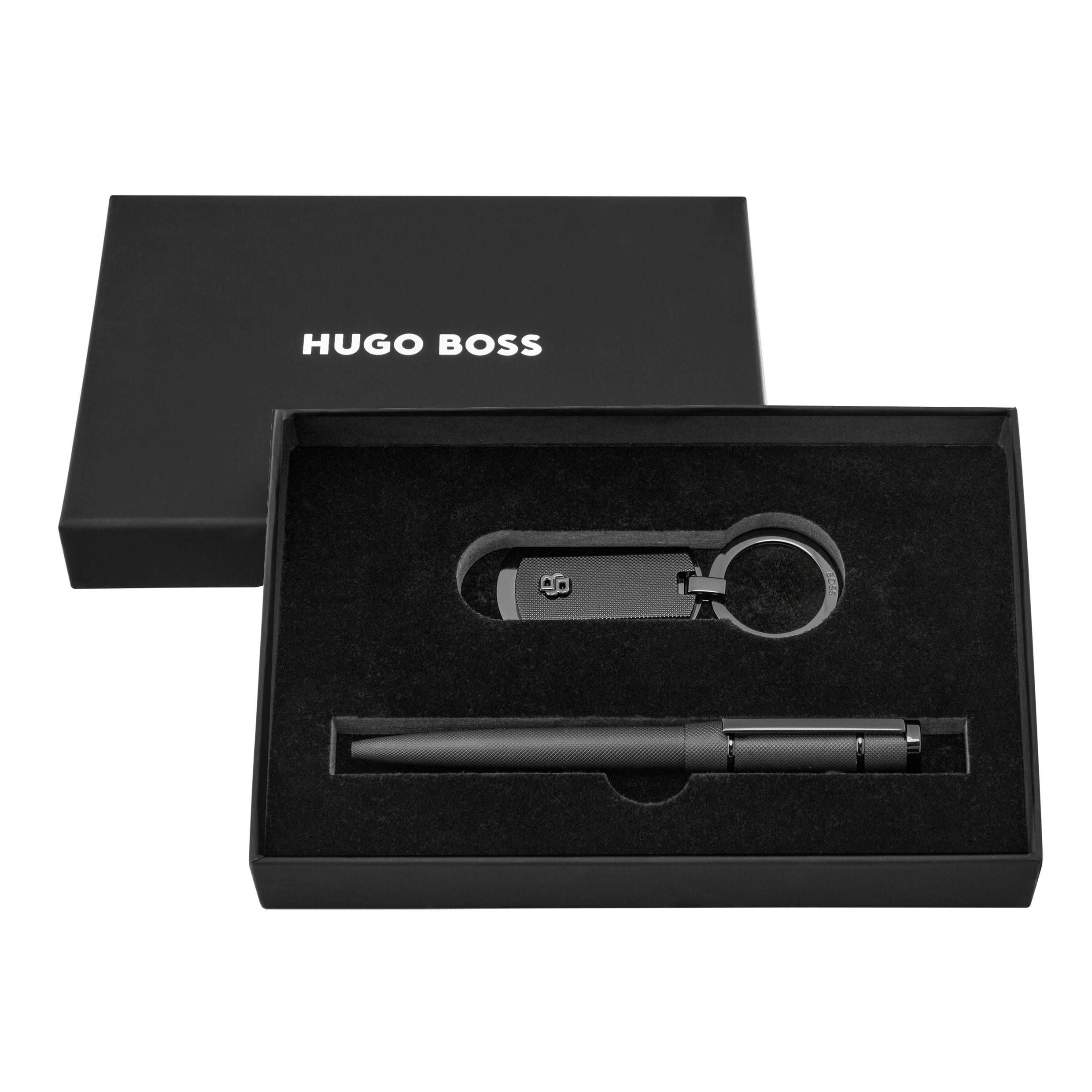 Set Hugo Boss Black (Ballpoint Pen & Key Ring)