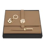 Set Hugo Boss Black & Gold (Ballpoint Pen, Folder A5 & Key Ring)