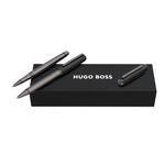Set Pace Black & Gun (Ballpoint Pen & Rollerball Pen)