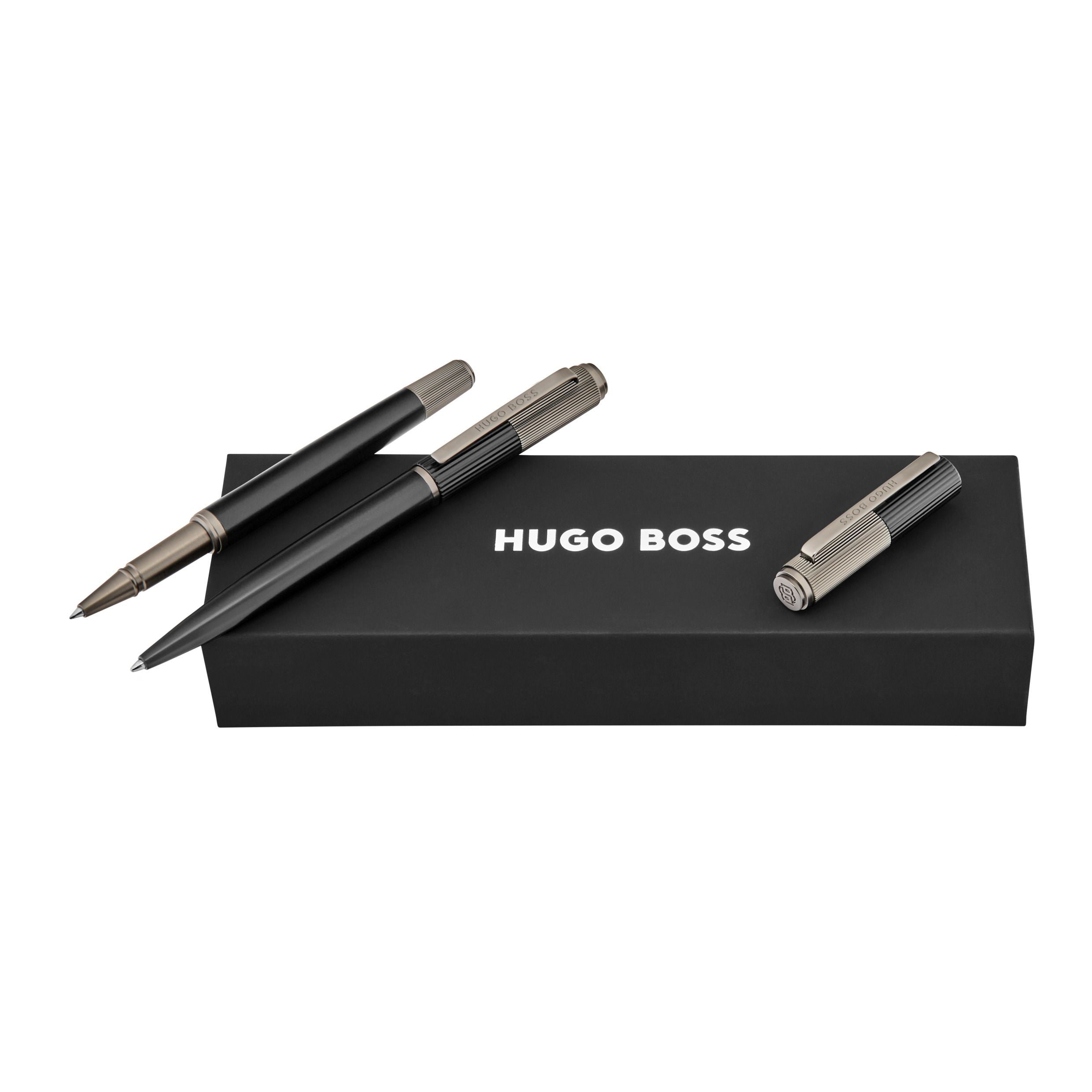 Set Striade Black (Ballpoint Pen & Rollerball Pen)