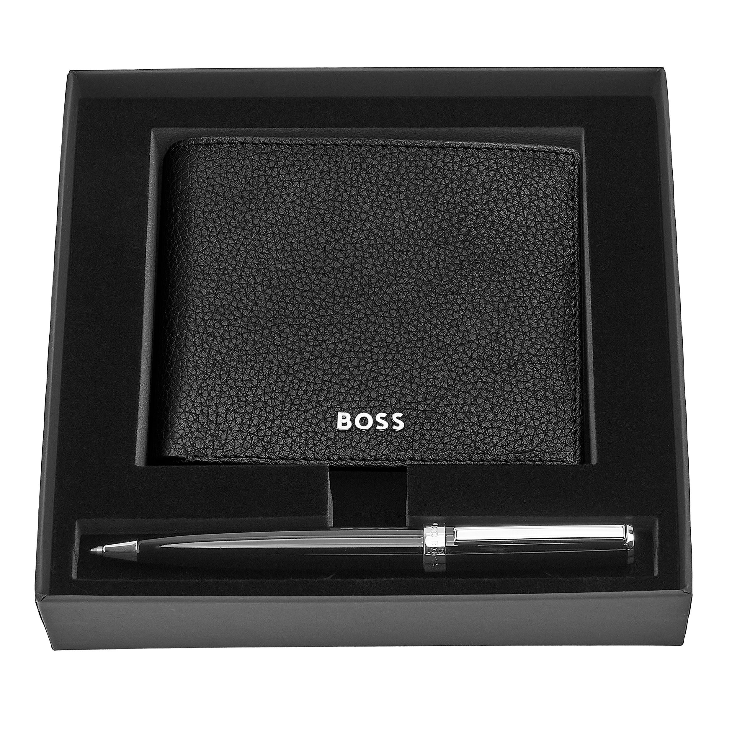 Set Hugo Boss Black (Ballpoint Pen & Wallet)