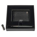 Set Hugo Boss Black (Rollerball Pen & Card Holder)