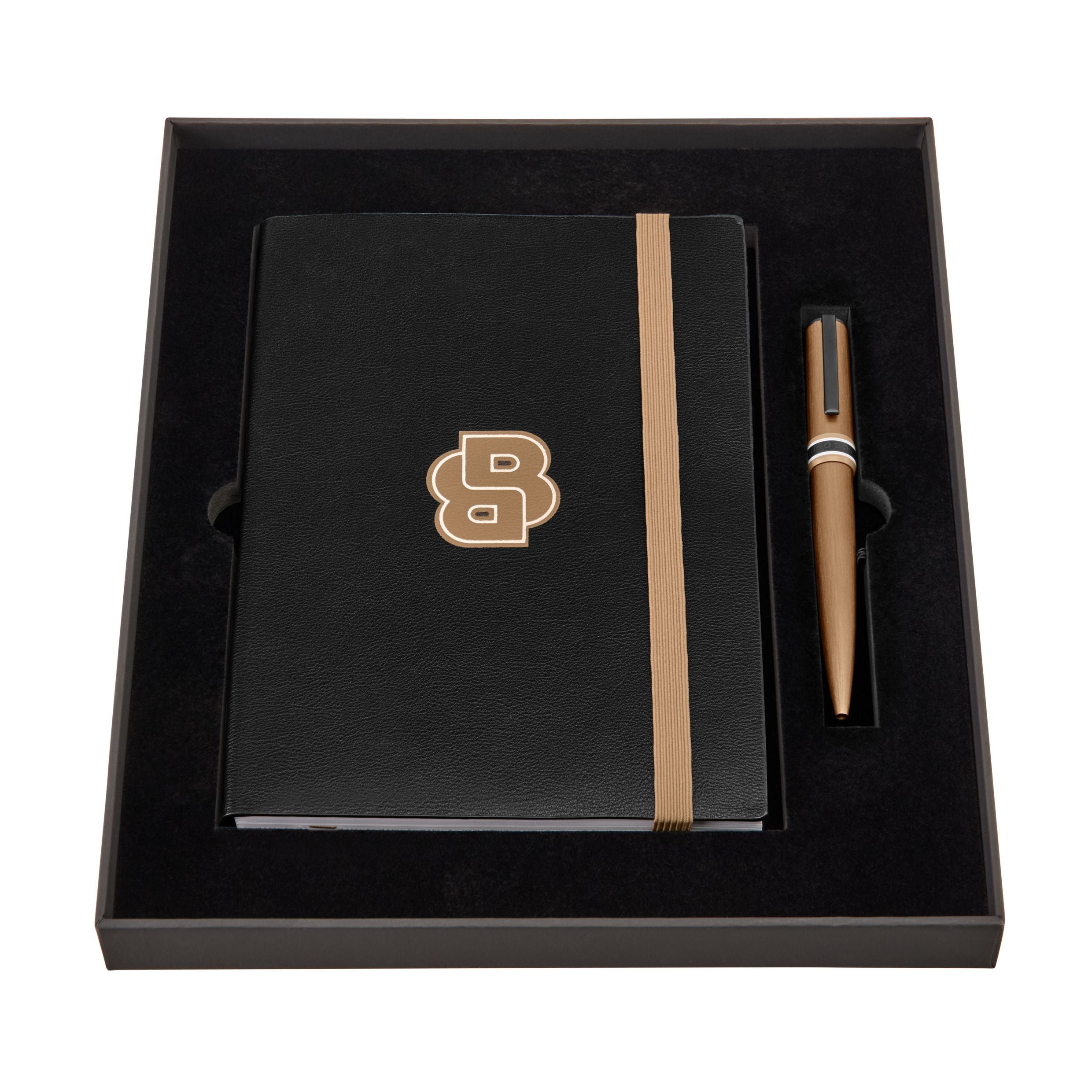 Set Hugo Boss (Ballpoint Pen & Note Pad A5)