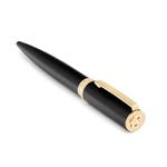 Ballpoint Pen Arche Double B Black & Gold