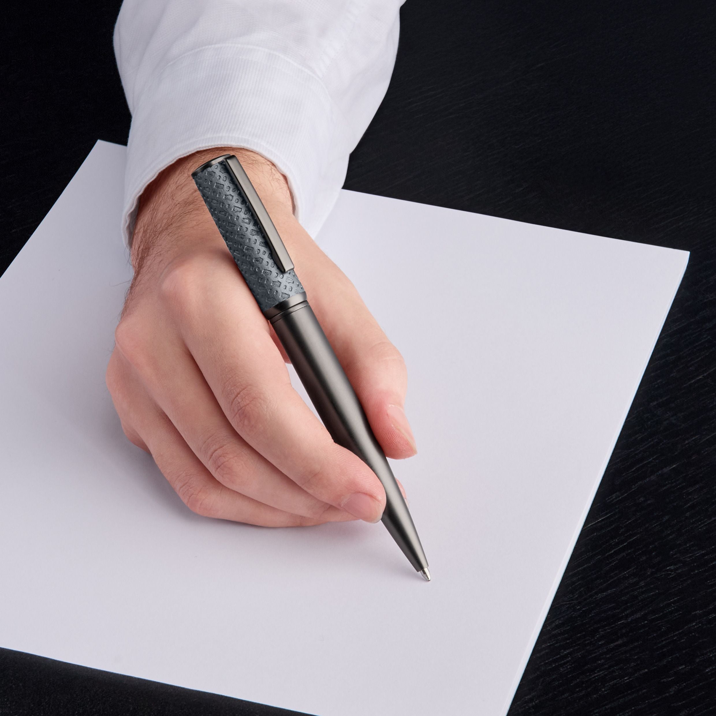 Ballpoint Pen Arche Monogram Chrome