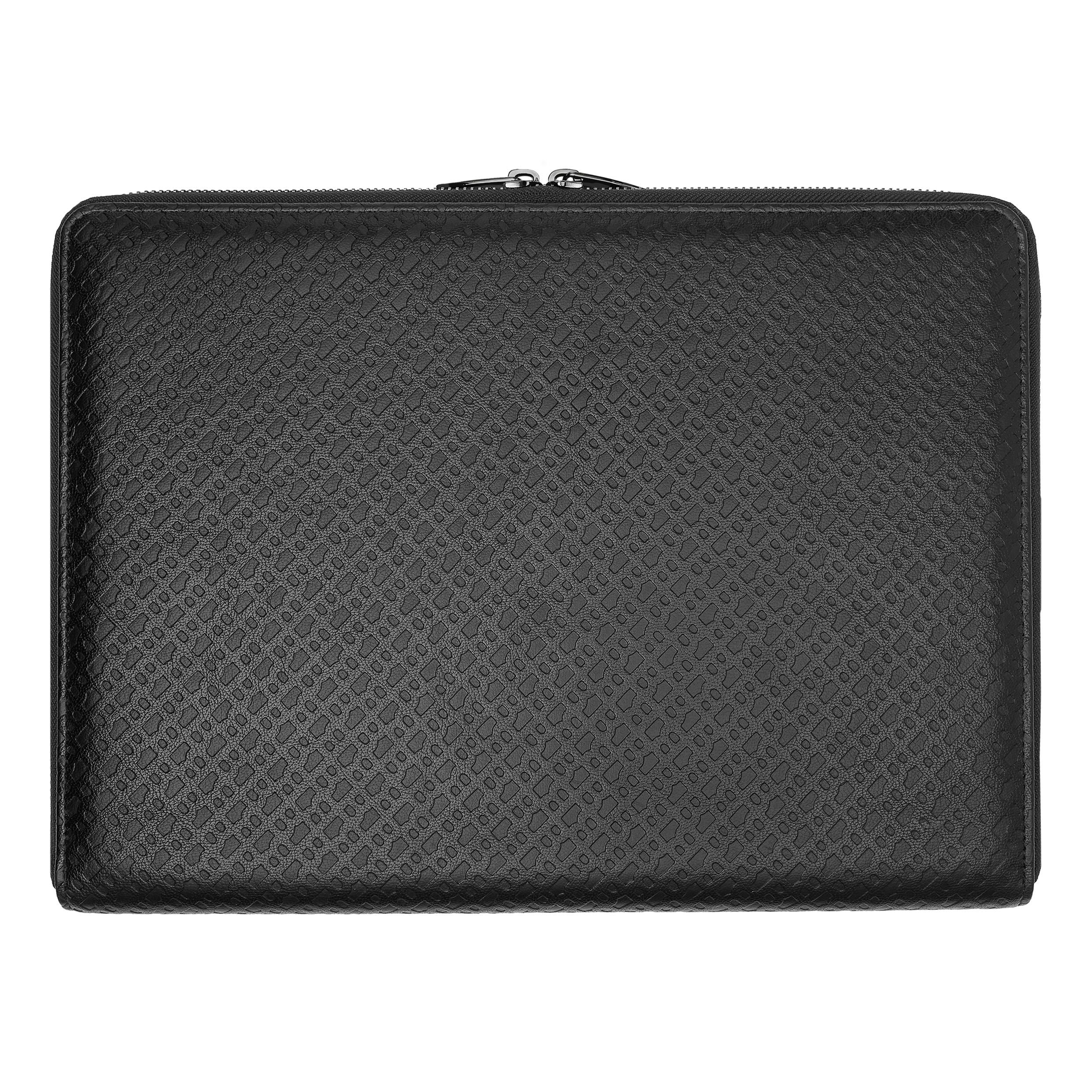 Conference Folder Zip A4 Monogram Zipped Black