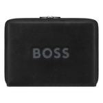 Conference Folder Zip A4 Boss Cut Out Black & Grey