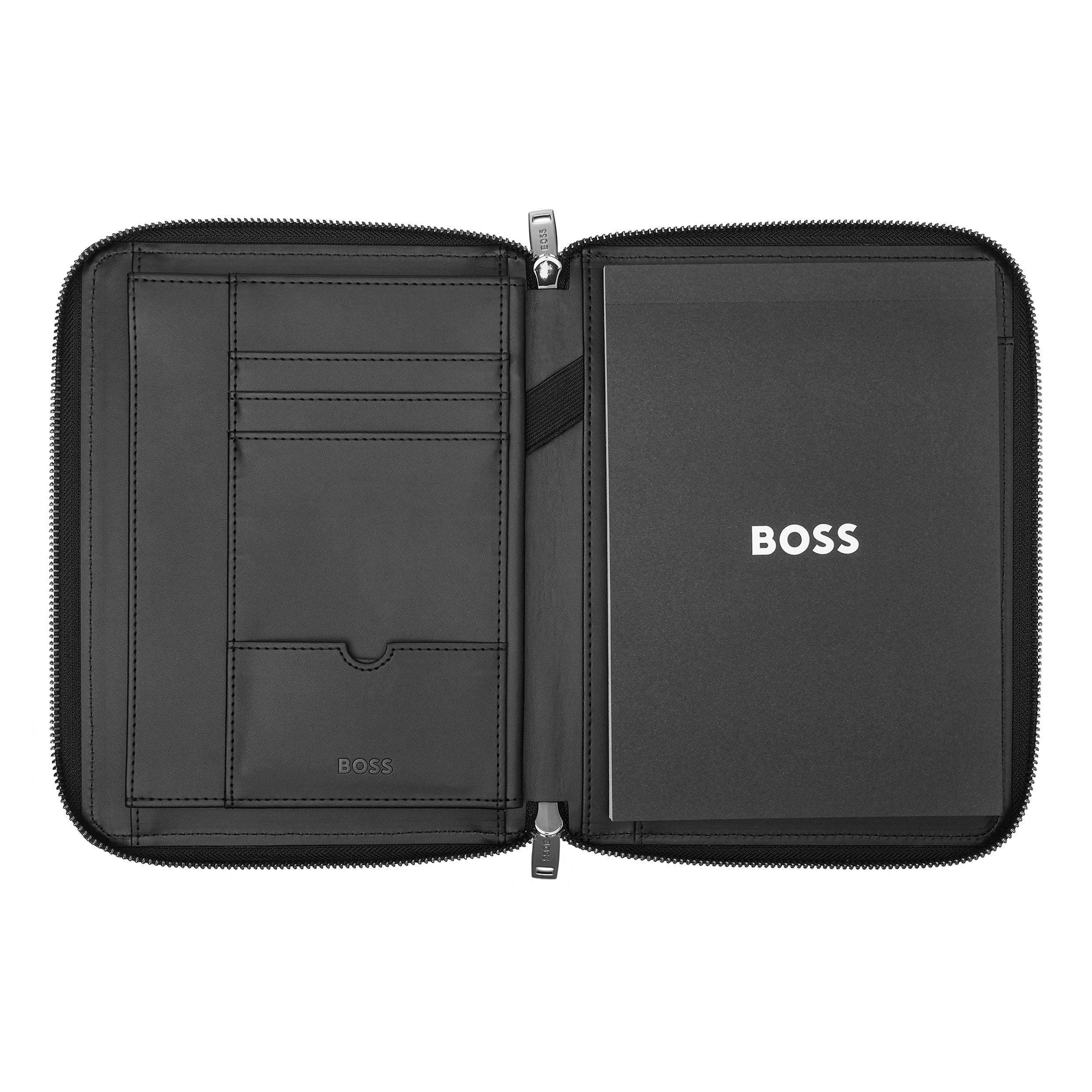 Conference Folder A5 Monogram Zipped Black