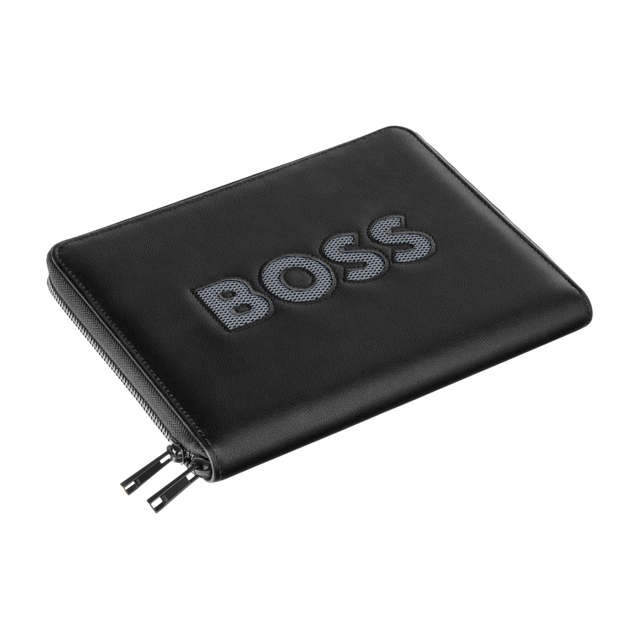 Conference Folder A5 Boss Cut Out Black & Grey