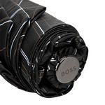 Pocket Umbrella Checkered Black