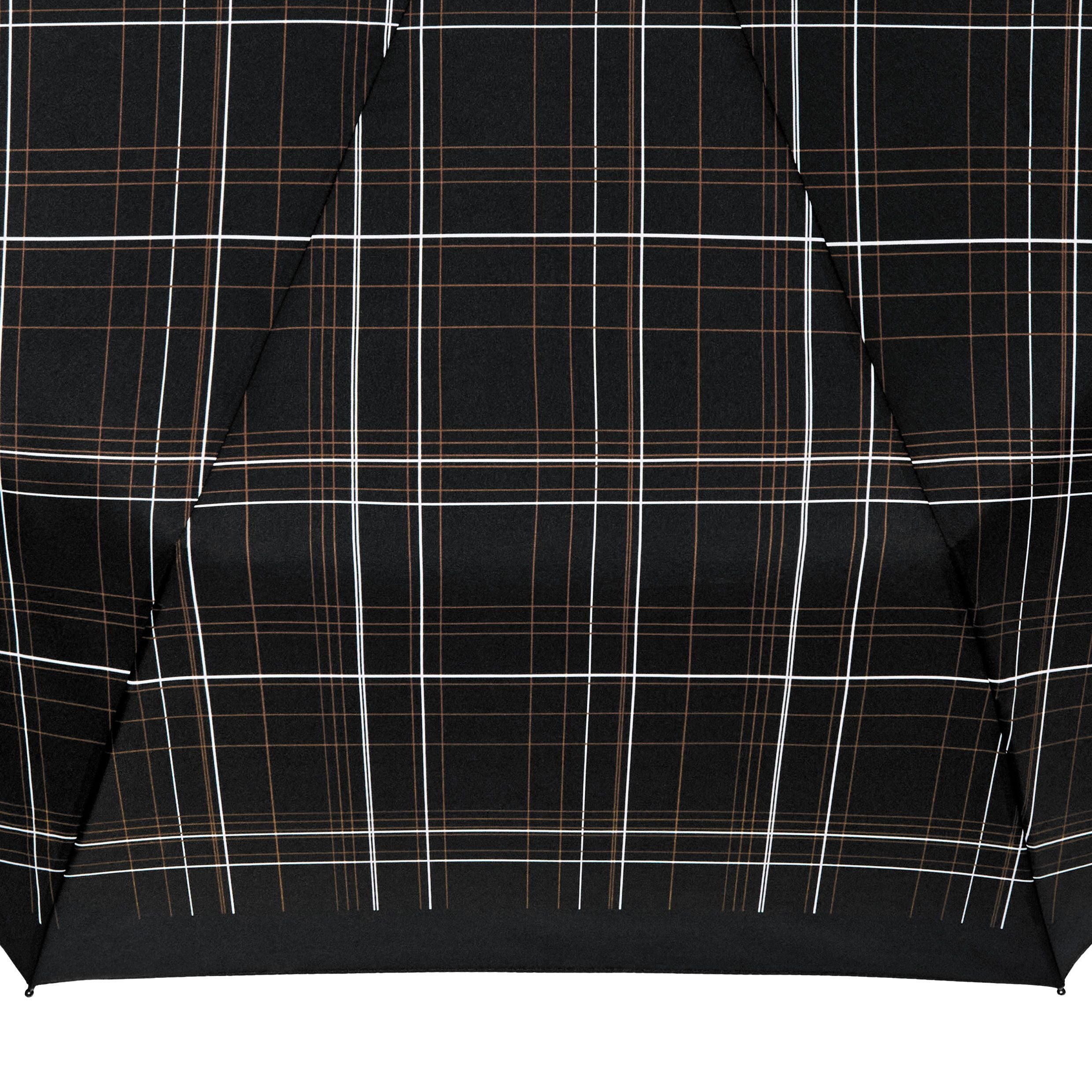 Pocket Umbrella Checkered Black