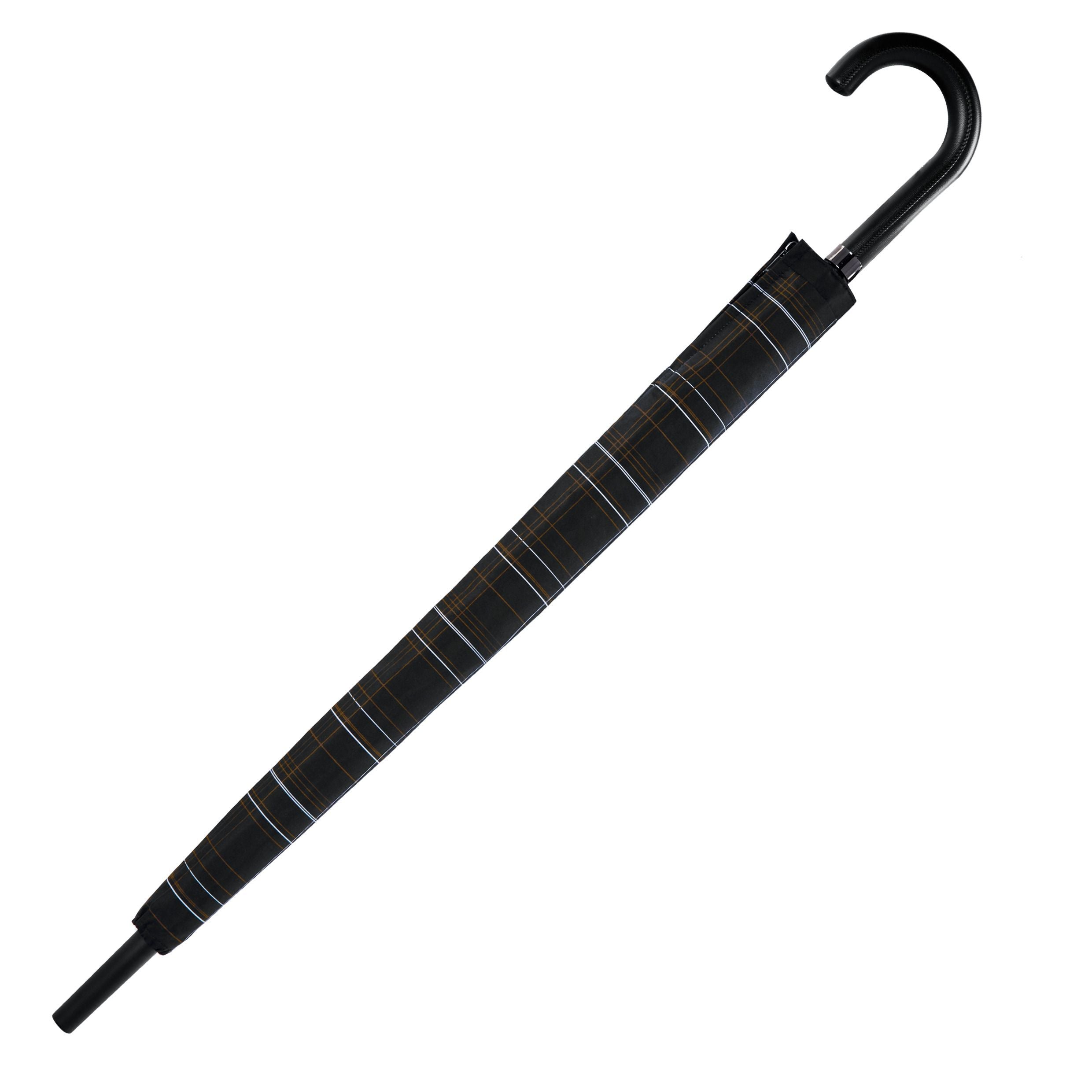 Umbrella Checkered Black