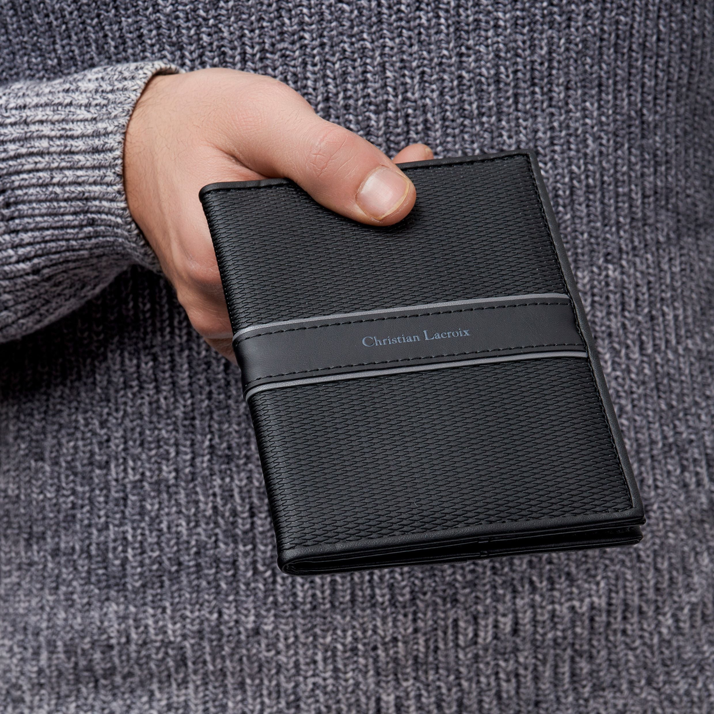 Passport Holder Caprio Black