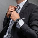 Silk Tie Lorem Grey