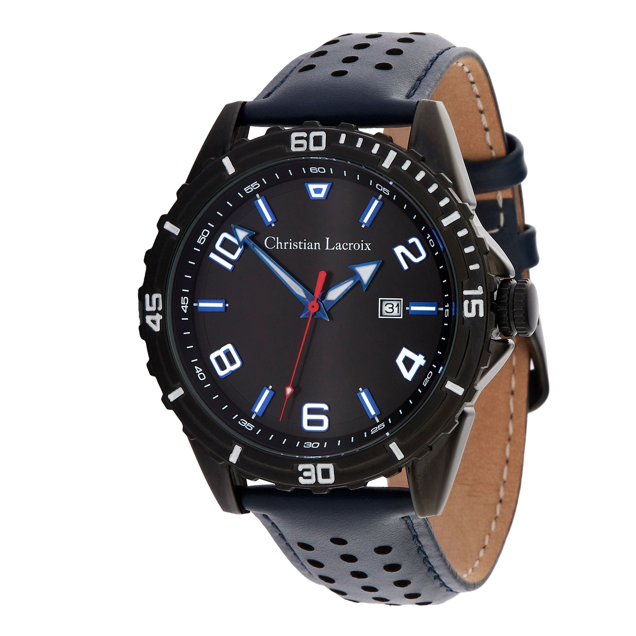 Date Watch Sol Black & Chrome