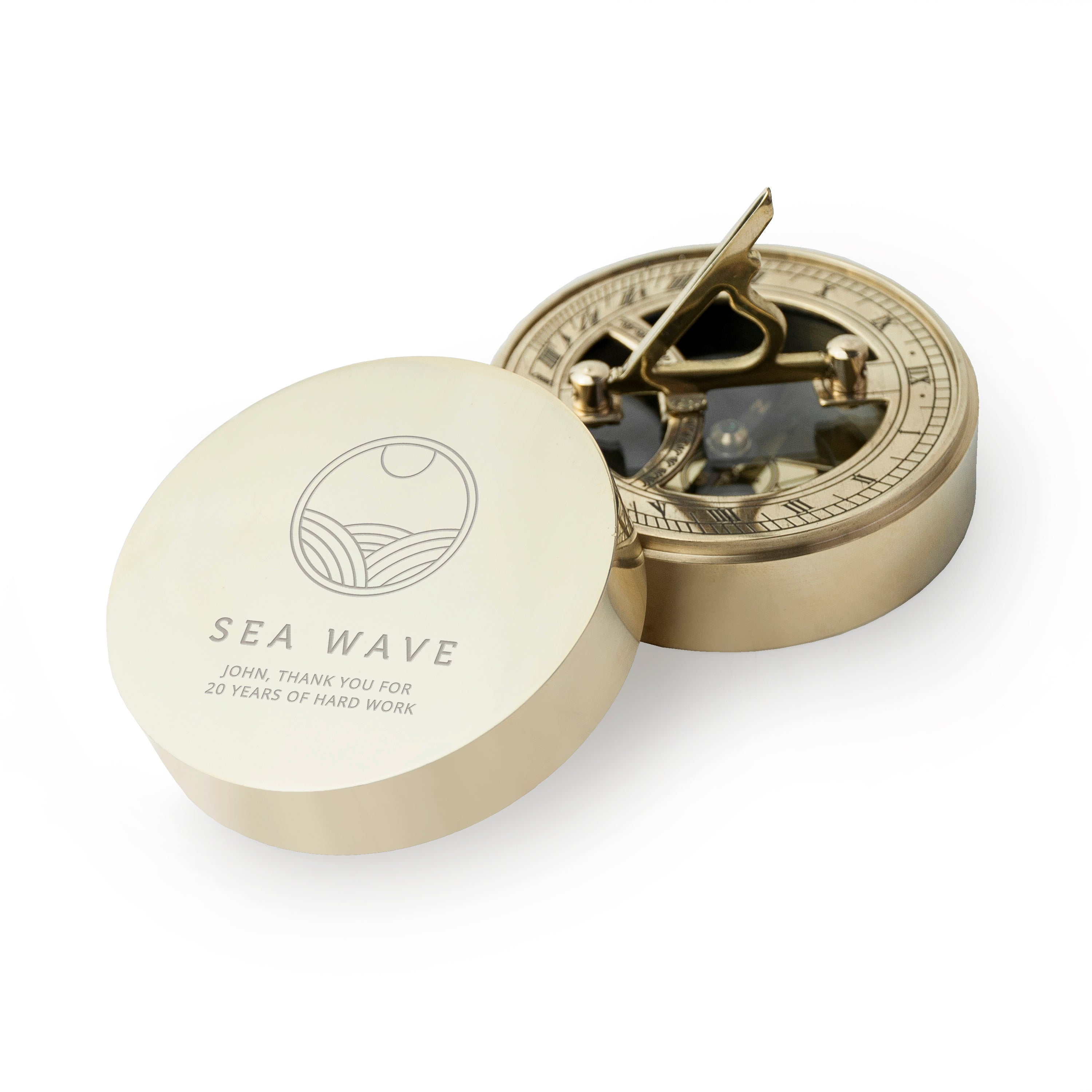 Brass Sundial Compass