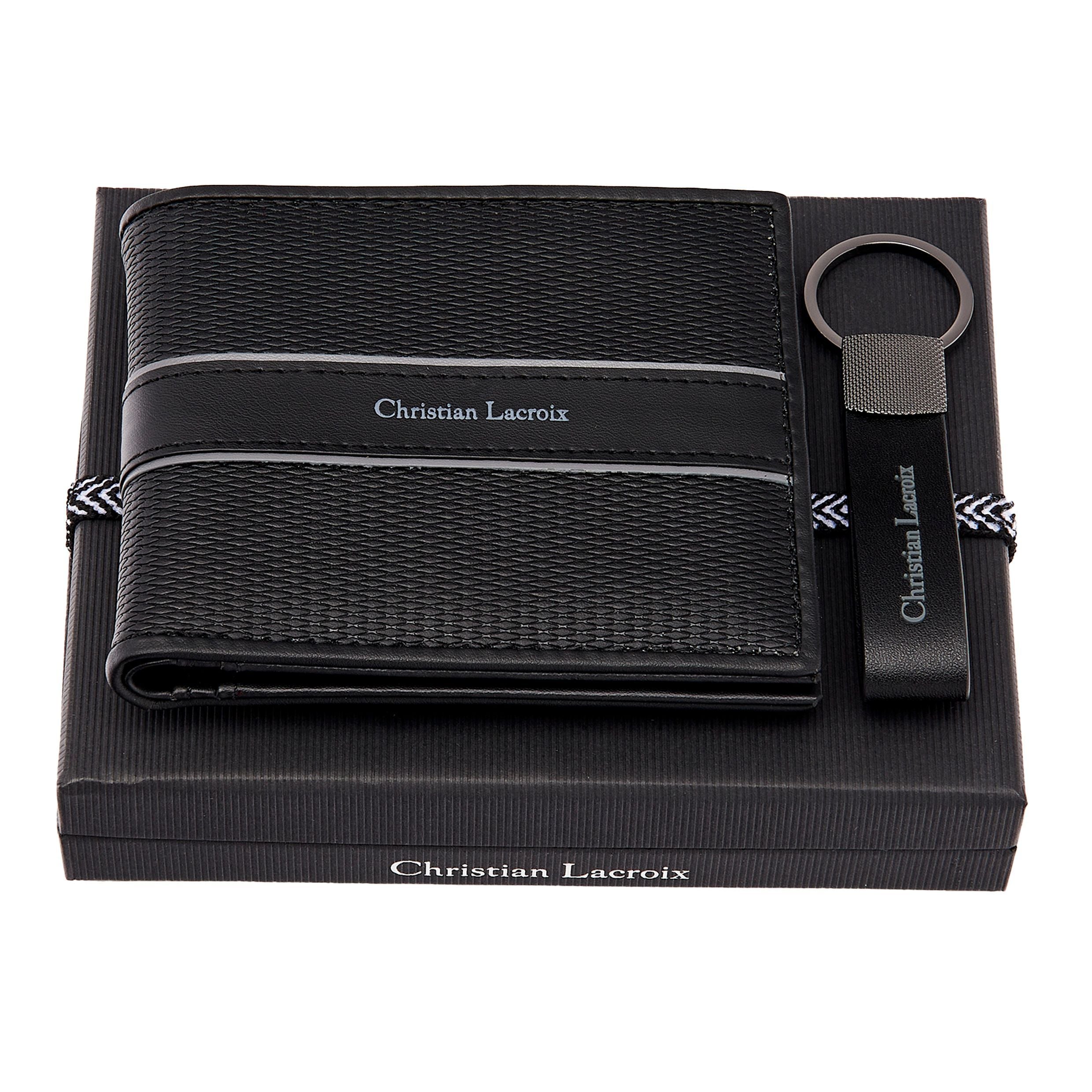 Set Caprio Black (Key Ring & Wallet)