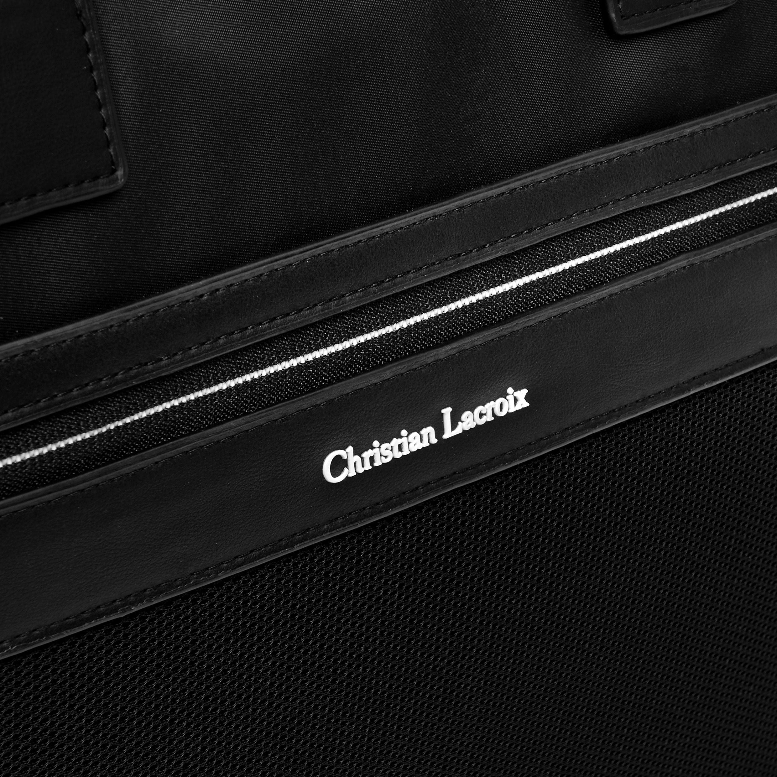 Document Bag Whiteline Black
