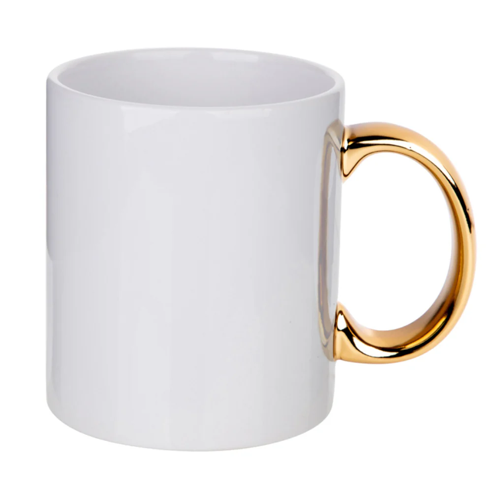 11oz Durham Mug with Gold Handle