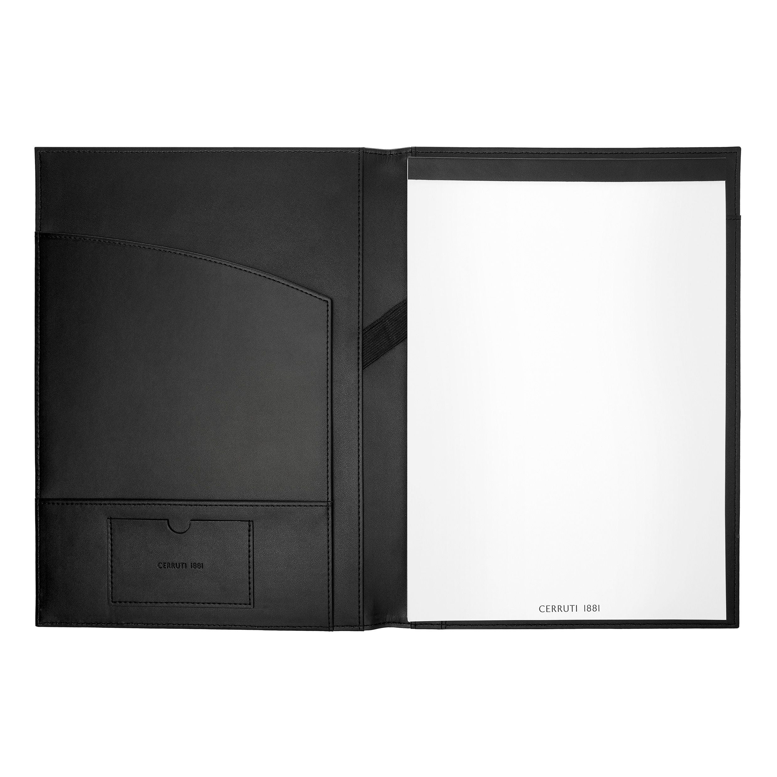 Folder A4 Delano Taupe & Black