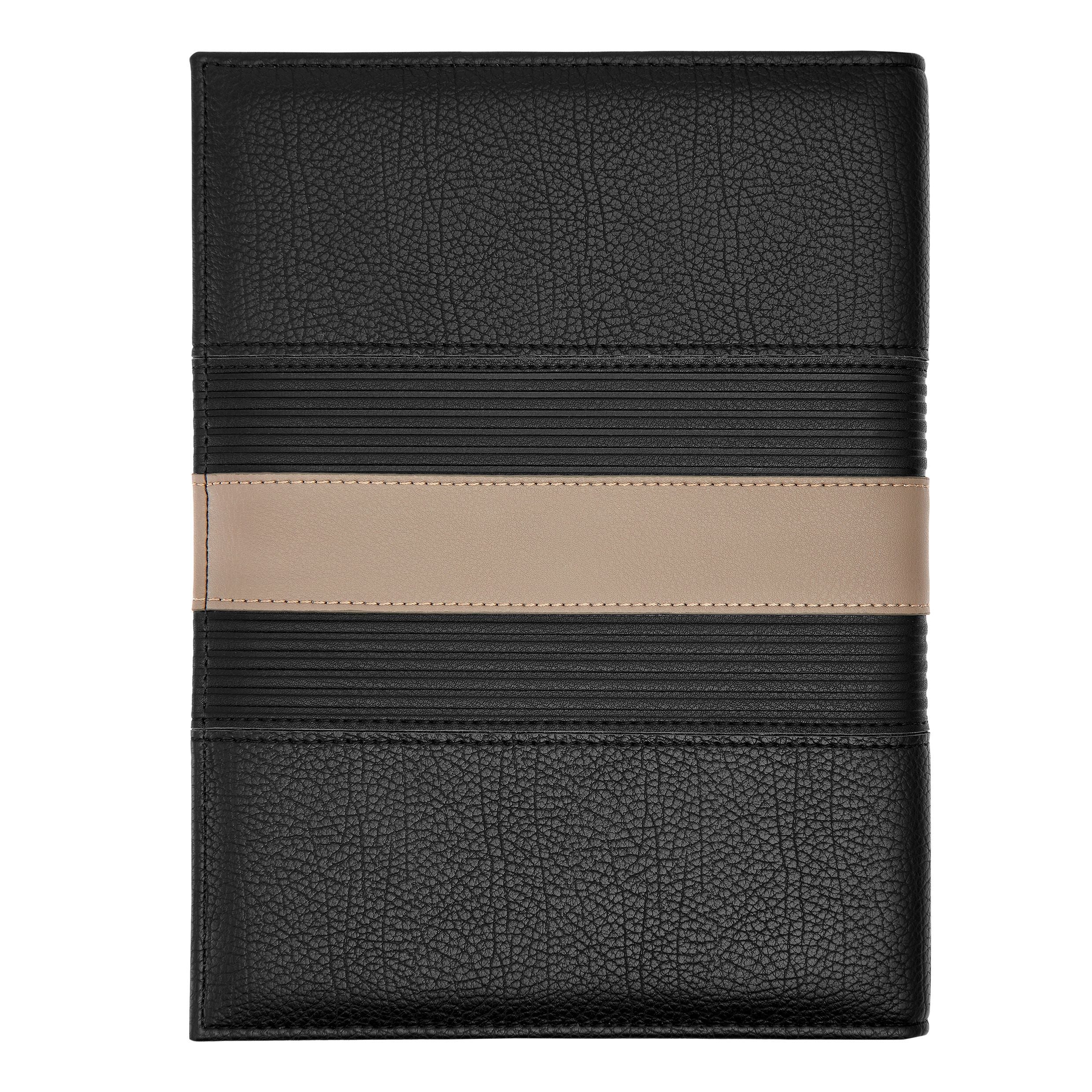 Folder A5 Delano Taupe & Black