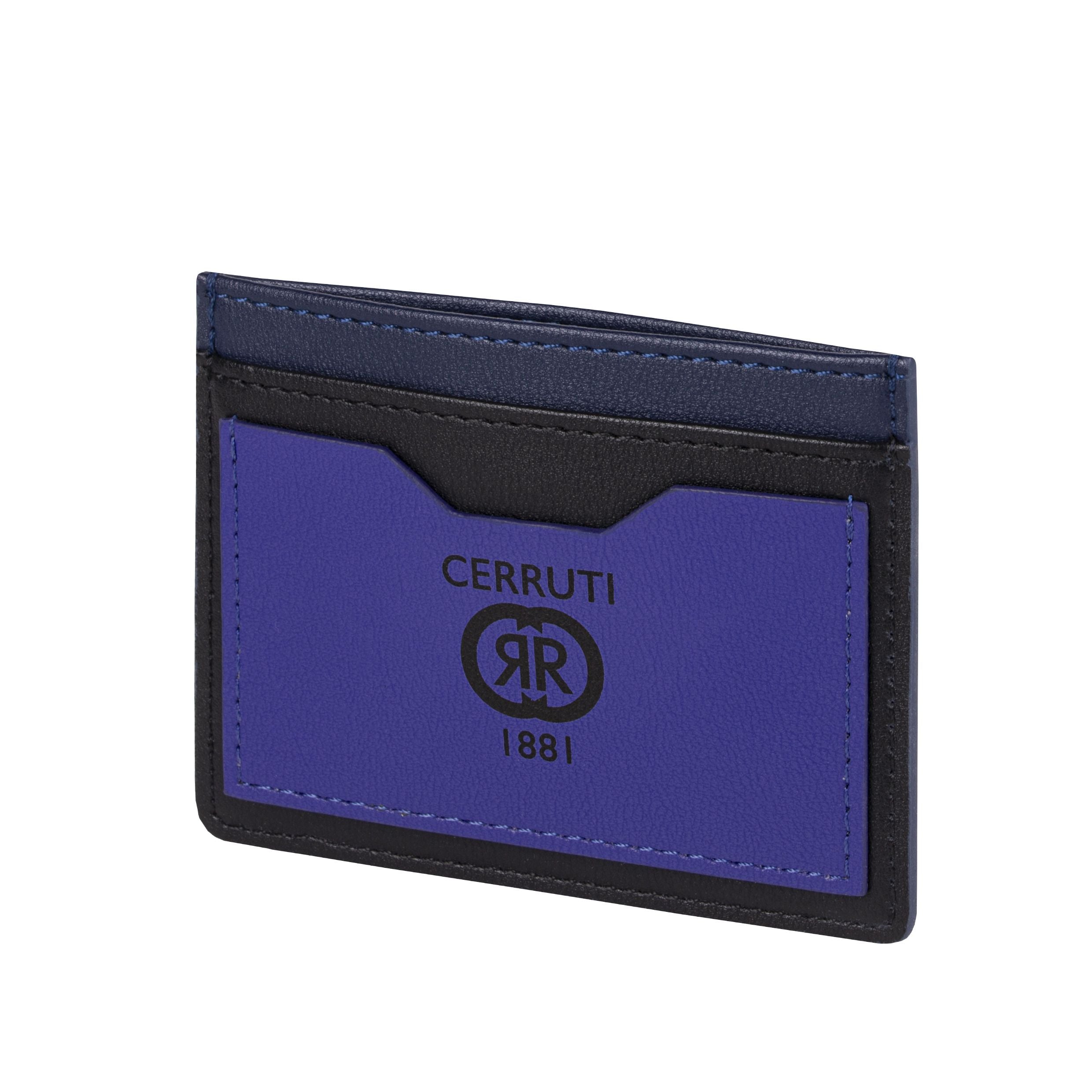 Card Holder Brick Navy Bright Blue