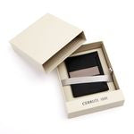 Card Holder Delano Taupe & Black
