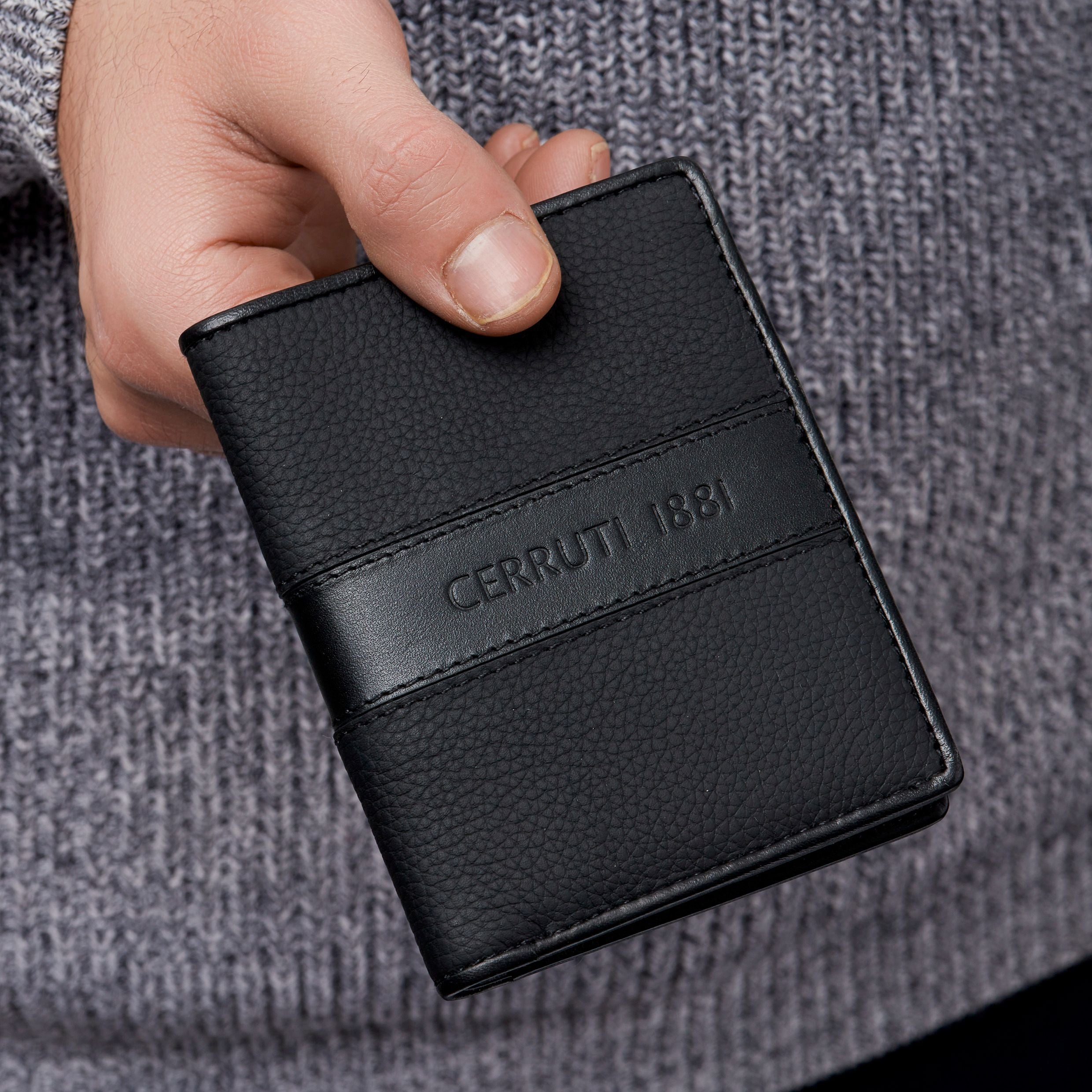 Folding Card Holder Delano Black