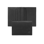 Card Holder With Flap Islington Black