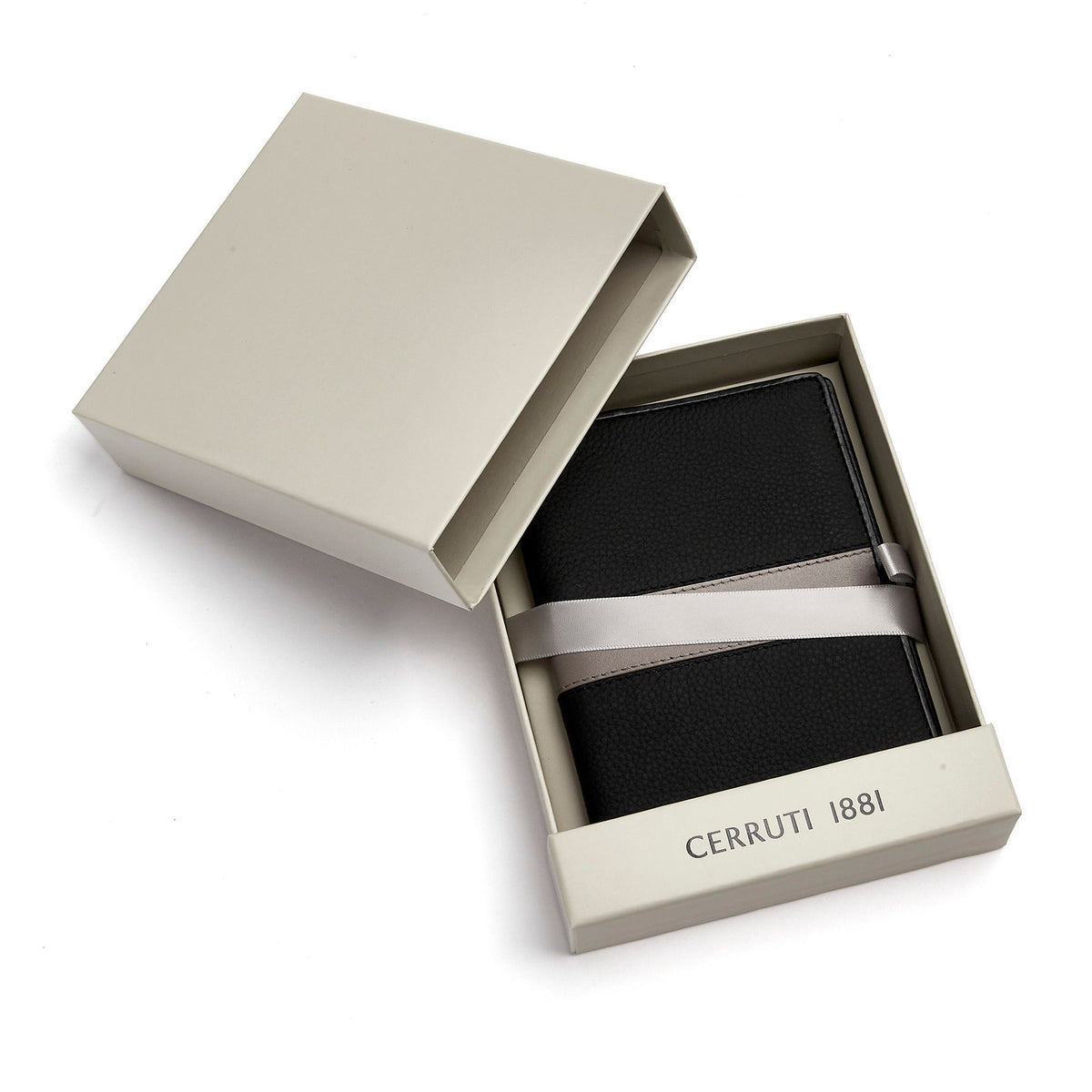 Passport Holder Delano Taupe & Black