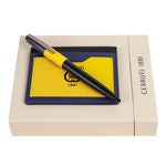 Set Brick Navy Bright Blue (Ballpoint Pen & Card Holder)