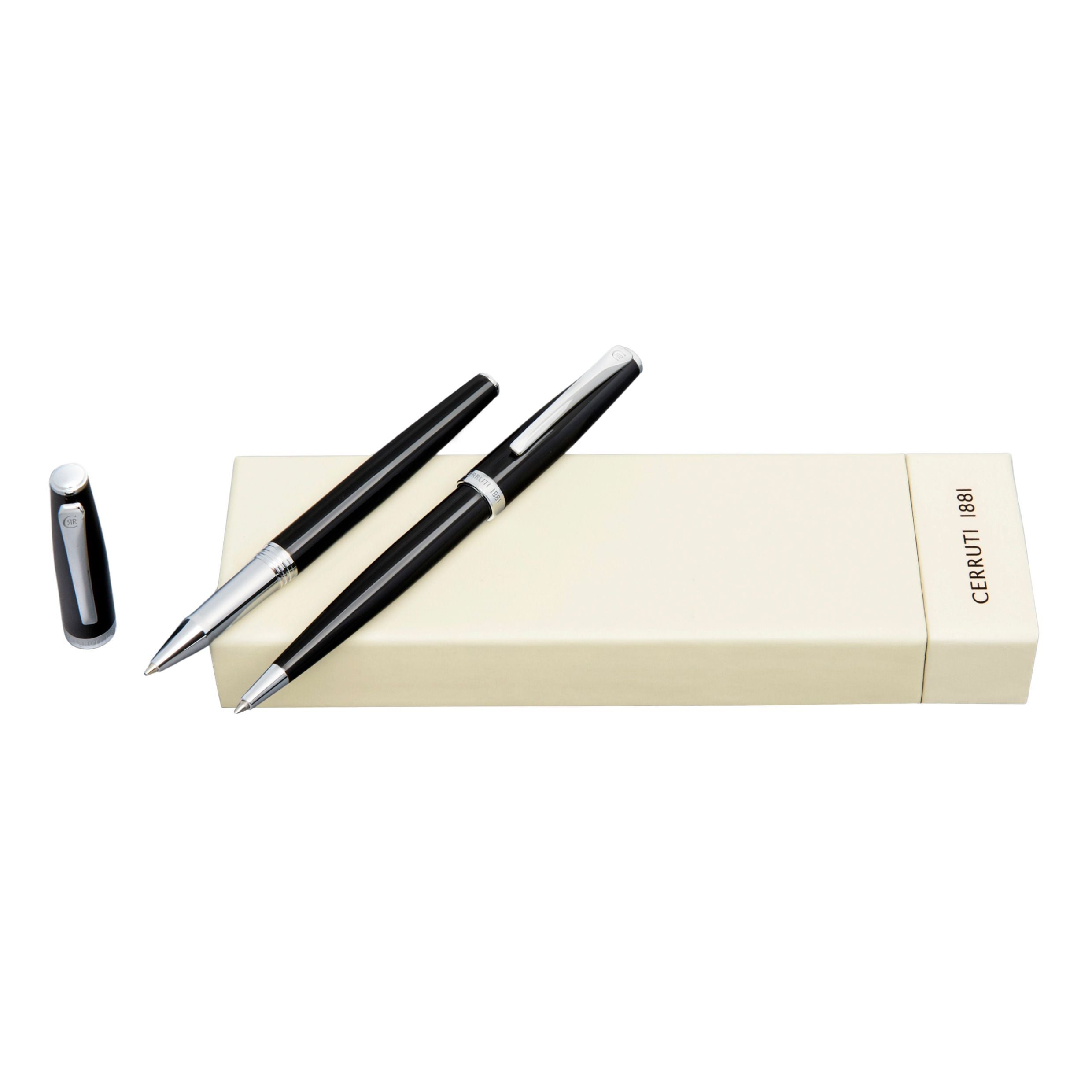 Set Islington Black (Ballpoint Pen & Rollerball Pen)