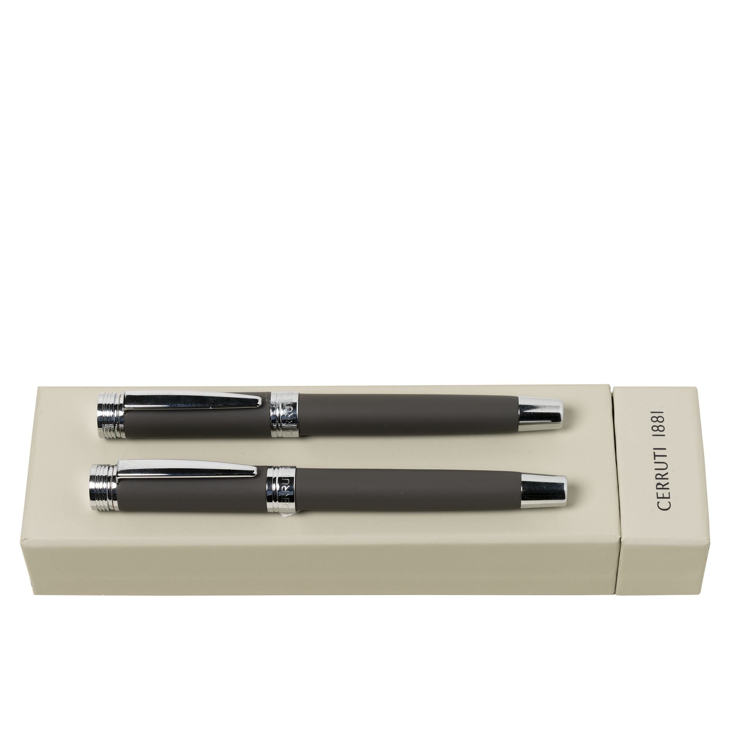Set Zoom Soft Taupe (Rollerball Pen & Fountain Pen)