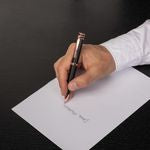 Ballpoint Pen Austin Black/Rosegold