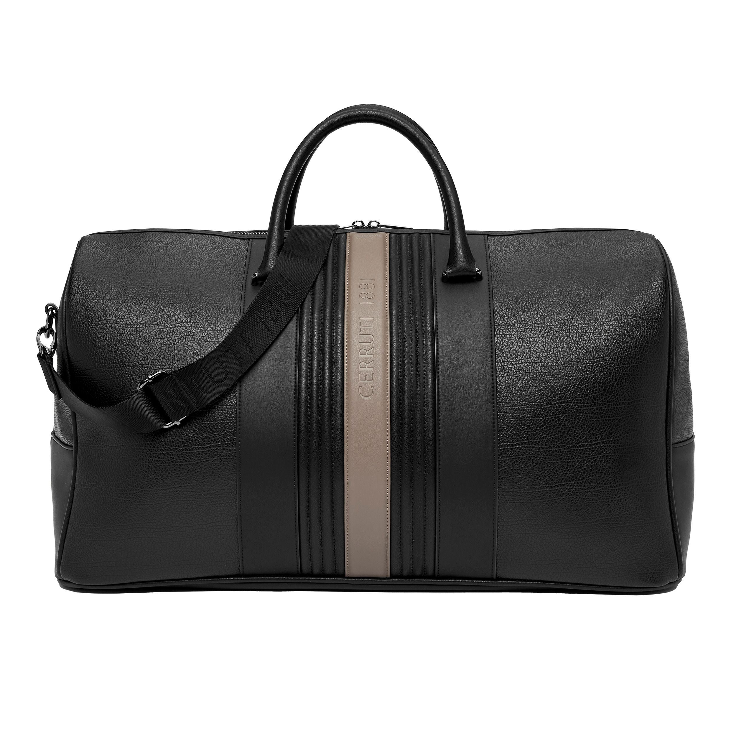 Travel Bag Delano Taupe & Black