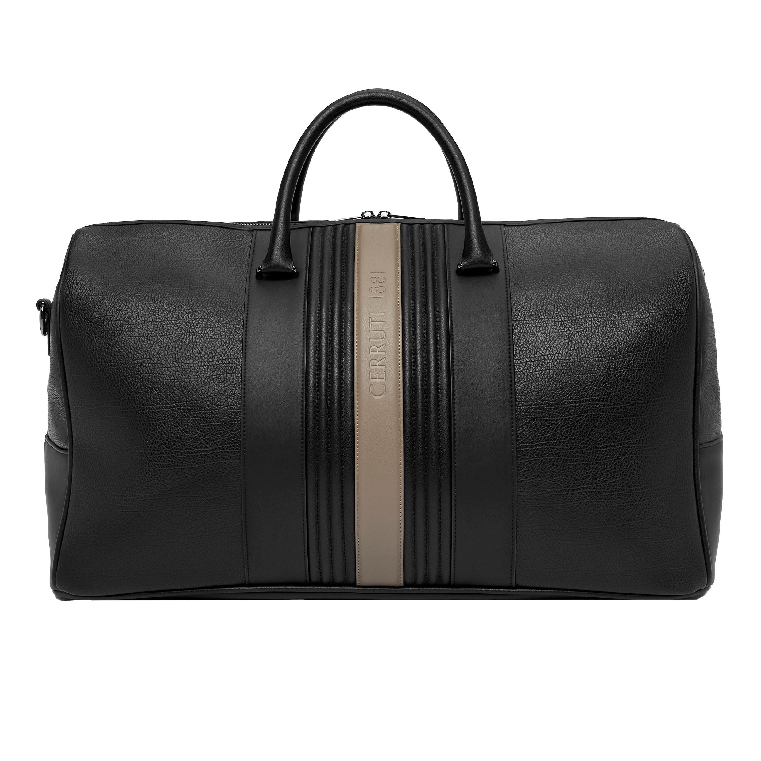 Travel Bag Delano Taupe & Black