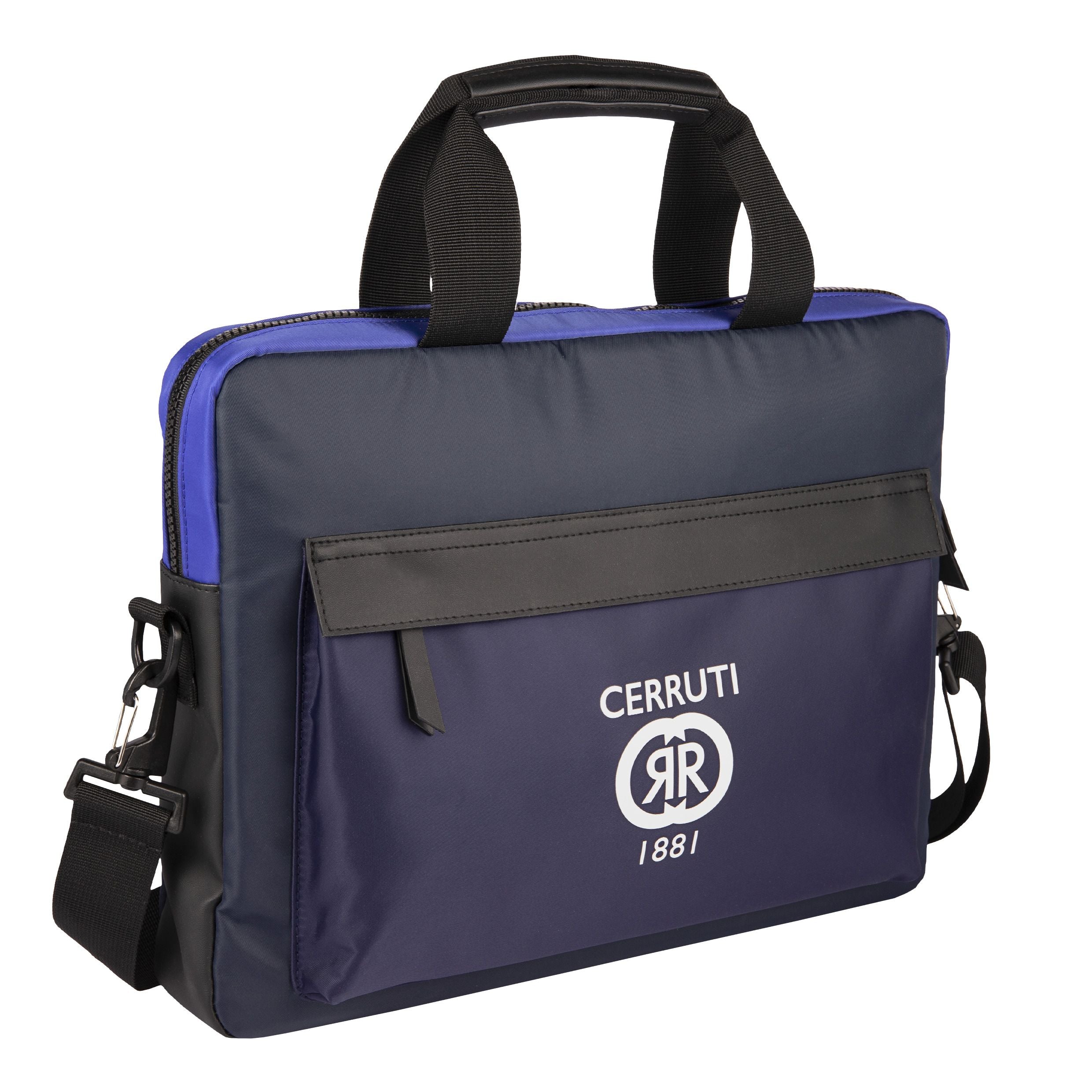Document Bag Brick Navy Bright Blue