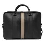 Document Bag Delano Taupe & Black
