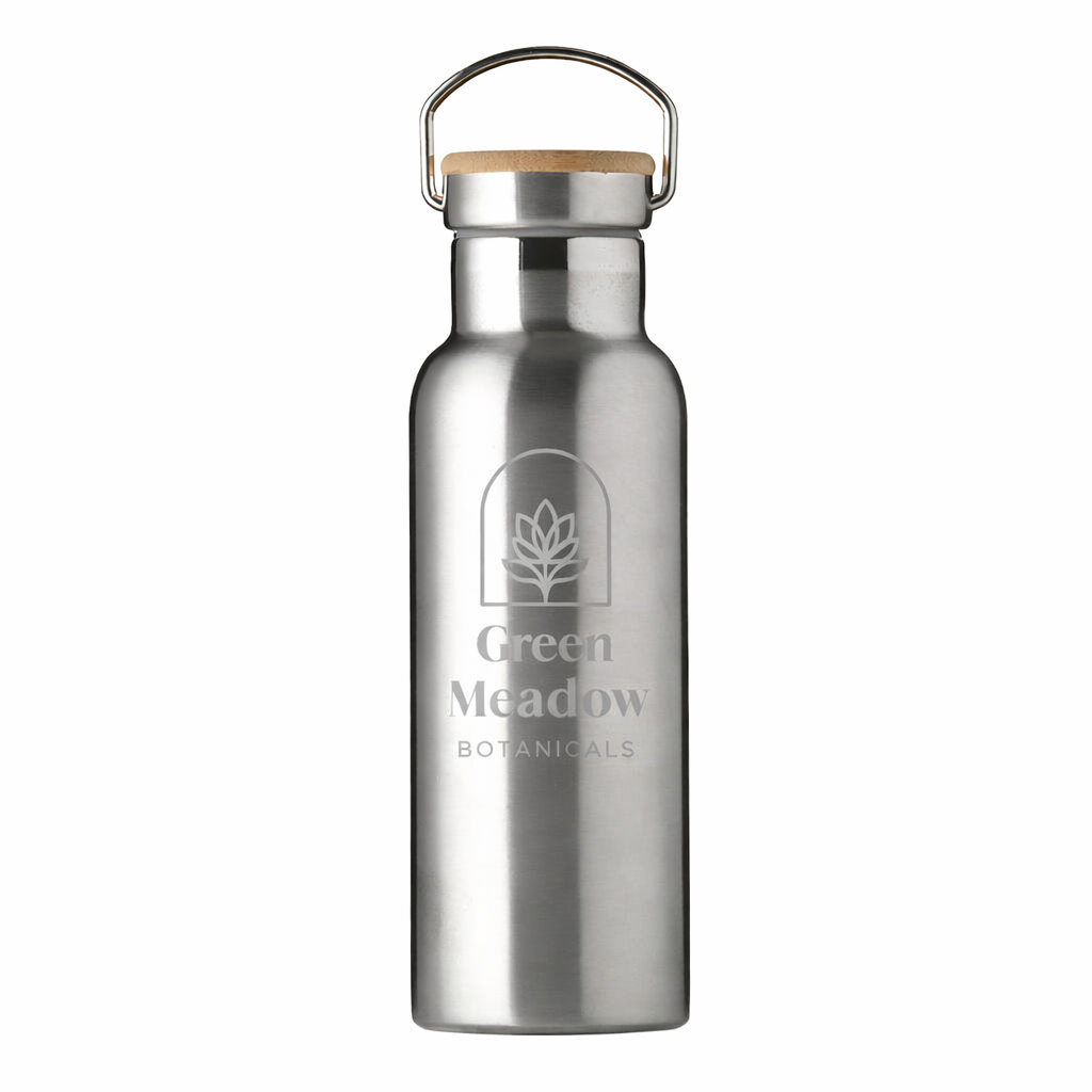 500ml Bamboo Lid Insulated Water Bottle