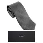 Silk Tie Leone Black