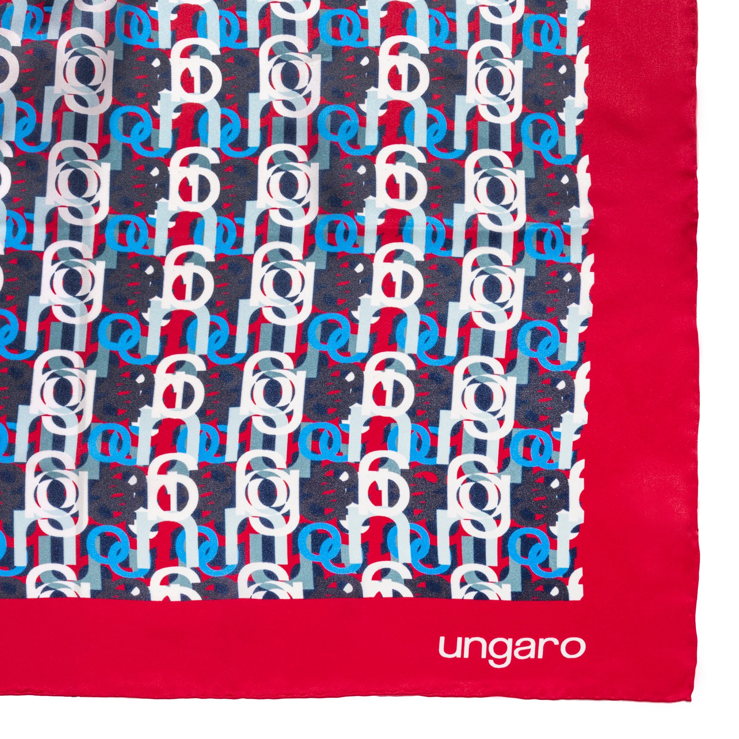 Silk Scarf Umberta Red