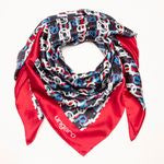 Silk Scarf Umberta Red